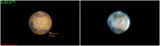 Mars with JPL Simulation Chart - 20120314 @ 05:48 UT