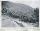 Looking up Cold River, from Mohawk Trail, Mass. - A Trip over the Mohawk Trail (Lenhoff) p.26 