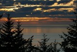 A calm, uncharacteristic Pacific Ocean