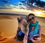 Desert Safari Abu Dhabi - Camel Selfie 