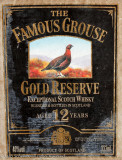 Schots Sneeuwhoen - Red grouse -  Lagopus lagopus scotica - Blended Scotch Whisky 12 years old