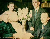 Autochrome family portrait