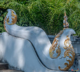 Wat Rong Khut Phra Ubosot Stylized Naga Wall Guardian (DTHCM2729)