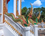 Wat Amphawan Phra Ubosot Makara and Naga Guardians (DTHU0914)