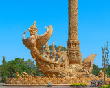 Thung Si Muang Park Giant Candle or Merit Sculpture (DTHU0467)