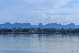 Phanom Naga Park Mekong River and Mountains in Laos (DTHNP0312