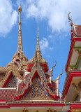 Wat Soi Thong Gables and Spires (DTHB2436)