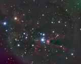 Cone Nebula Raw Color Image
