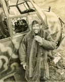 Posing with the Ju 88  