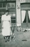 Lady and her Dog  