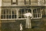 A Lady and her Dog  