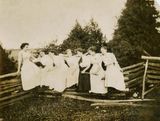 Ladies on the Fence  