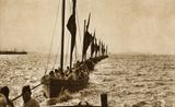 HMS Ganges, Cutters under tow  