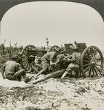 Loading a field gun 