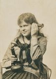 Lady on the Phone 