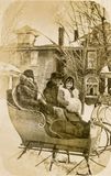 Family in a Sleigh 