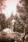 Posing with the Rocks and Trees 