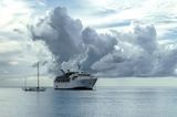 MS Southward anchored off Cayman Islands