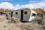 Keeler ruined travel trailer