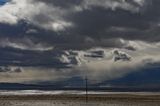 Owens Lake dark clouds