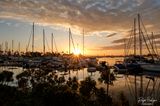 Superbowl Sunday morning from the Glorietta Bay Marina