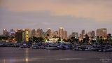 Skyline of San Diego from Harbor Drive Bridge