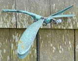 Dragonfly sculpture.