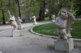 Les nains dans le parc du chteau Mirabell - The Dwarves of Mirabell Castel