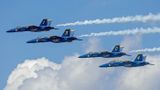 Blue Angels Maneuver: Diamond Echelon Parade