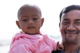 Kalitola Beach, Father and Daughter