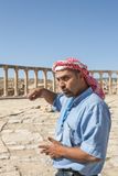 Guide Explains Jerash