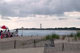 The Cape May Lighthouse in the distance