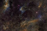 NGC 3576 + 3572 + 3503 + 3532