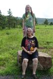 Helen and Mommy at Archey Fork