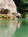 Me Jumping In From Rock