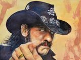Watercolor (41X31cm). Lemmy (Motorhead)