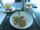 Qantas first lounge Melbourne march 2023
