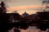 Sunset over The Palm House ~ Vintage Pentax *istD S