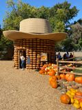 A Pumpkin Ranch House at the Pumpkin Village