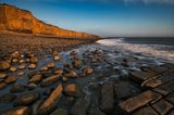November golden hour, Llantwit Major beach.
