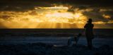 Capturing the sun burst.