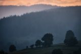 Smoke above St Gwynnos Forest.