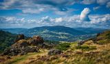 Usk Valley from the Blorenge Mountain.