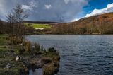 Top lake, the terrace and Craig yr Ysgol.