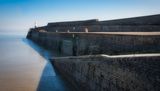 Inside Porthcawl breakwater.