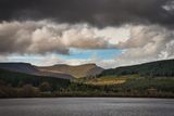 Pen-y-Fan and Cornddu from Pentwyn Reservoir Dam.
