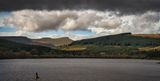 Pen-y-Fan and Cornddu from Pentwyn Reservoir dam.