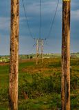 Power lines.