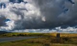 Storm clouds over Gelligaer Common.