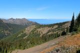 View North towards Port Angeles and Vancouver Island